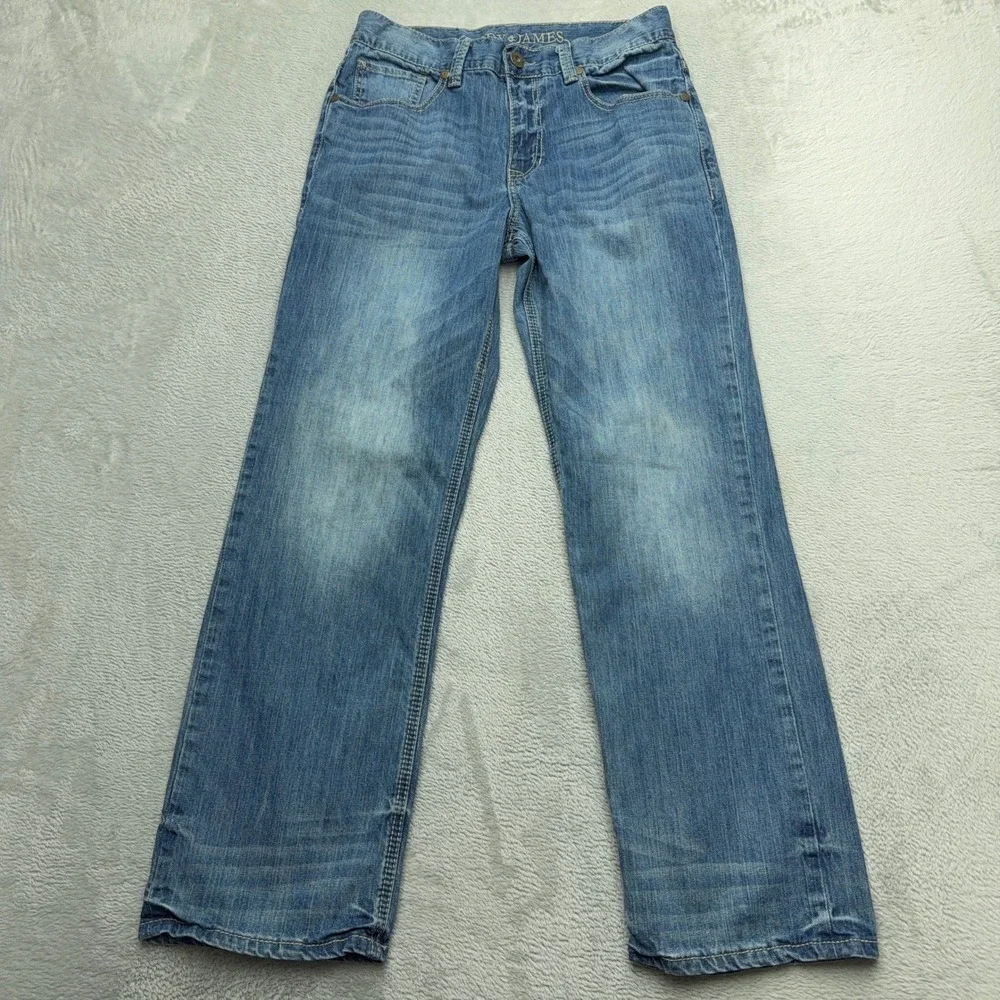Cody James Jeans Mens 30W x 30L Blue Core Straight Leg Western Stretch Denim